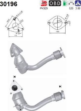 AS 30196 - Катализатор abcparts.ee