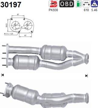 AS 30197 - Катализатор abcparts.ee