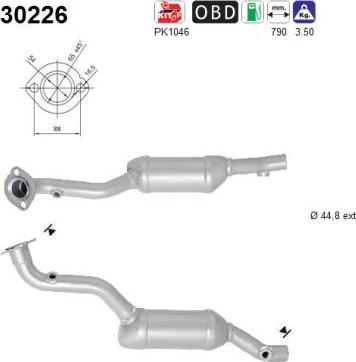 AS 30226 - Катализатор abcparts.ee