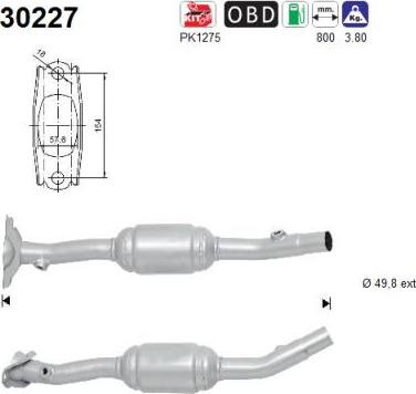 AS 30227 - Катализатор abcparts.ee