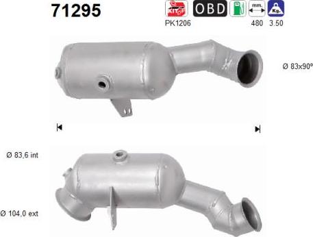 AS 71295 - Катализатор abcparts.ee