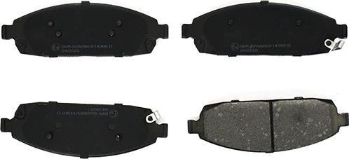 ASAM 79706 - Тормозные колодки, дисковые, комплект abcparts.ee