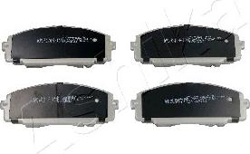 Ashika 50-02-286 - Тормозные колодки, дисковые, комплект abcparts.ee