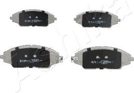 Ashika 50-0W-W15 - Тормозные колодки, дисковые, комплект abcparts.ee