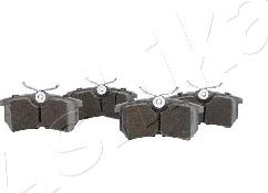 Ashika 51-00-00005 - Тормозные колодки, дисковые, комплект abcparts.ee