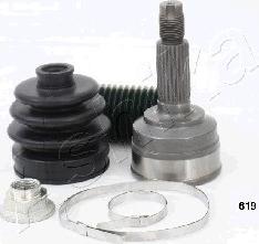 Ashika 62-06-619 - Комплект ШРУСа, приводной вал, шарнир abcparts.ee