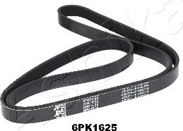 Ashika 112-6PK1625 - Поликлиновой ремень abcparts.ee