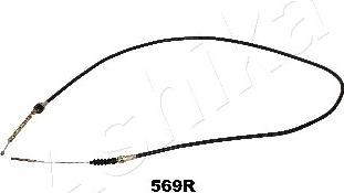 Ashika 131-05-569R - Тросик, cтояночный тормоз abcparts.ee