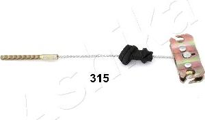 Ashika 131-03-315 - Тросик, cтояночный тормоз abcparts.ee