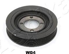 Ashika 122-0W-W04 - Шкив коленчатого вала abcparts.ee