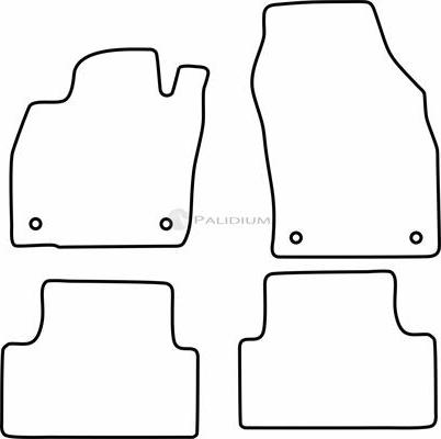 Ashuki PAL18-6873 - Комплект ковриков abcparts.ee