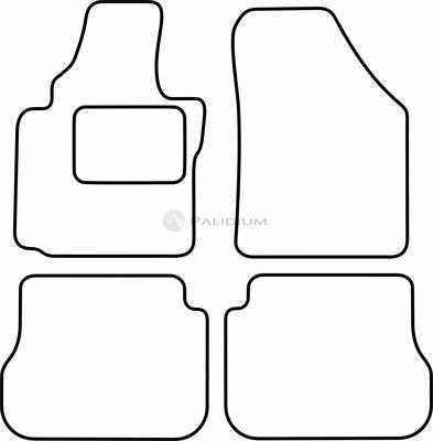Ashuki PAL18-1787 - Комплект ковриков abcparts.ee