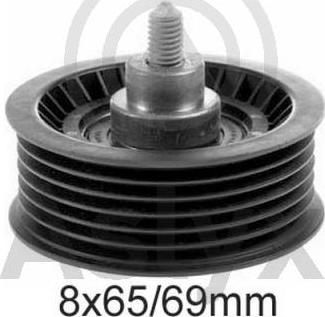 Aslyx AS-521051 - Ролик, поликлиновый ремень abcparts.ee