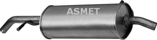 Asmet 09.085 - Глушитель выхлопных газов, конечный abcparts.ee