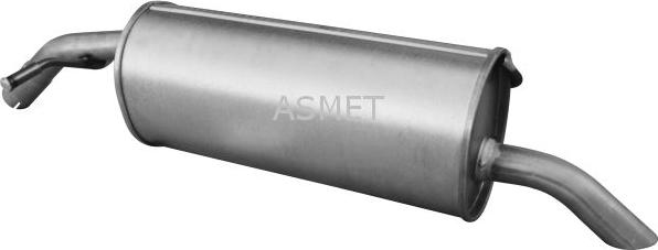 Asmet 08.067 - Глушитель выхлопных газов, конечный abcparts.ee
