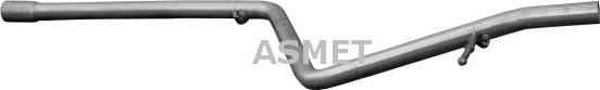 Asmet 10.109 - Труба выхлопного газа abcparts.ee
