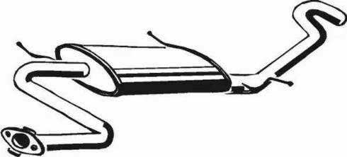 Asmet 11.015 - Глушитель выхлопных газов, конечный abcparts.ee
