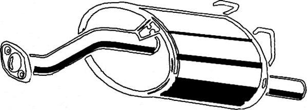 Asmet 13.010 - Глушитель выхлопных газов, конечный abcparts.ee