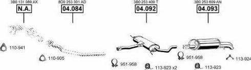 Asmet VA034250 - Система выпуска ОГ abcparts.ee