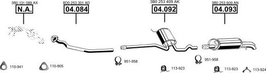 Asmet VA034230 - Система выпуска ОГ abcparts.ee