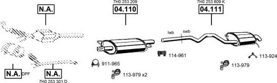 Asmet VA038900 - Система выпуска ОГ abcparts.ee