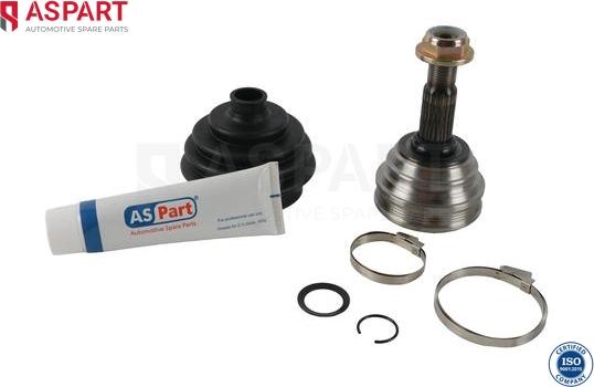 ASPART 1JKD1019 - Комплект ШРУСа, приводной вал, шарнир abcparts.ee