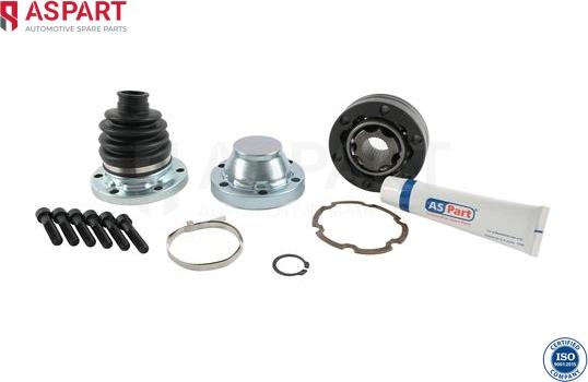 ASPART 1JKD1080 - Комплект ШРУСа, приводной вал, шарнир abcparts.ee