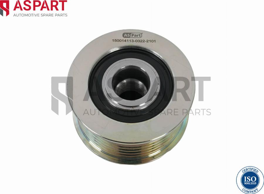 ASPART 8DGP1018 - Шкив генератора, муфта abcparts.ee