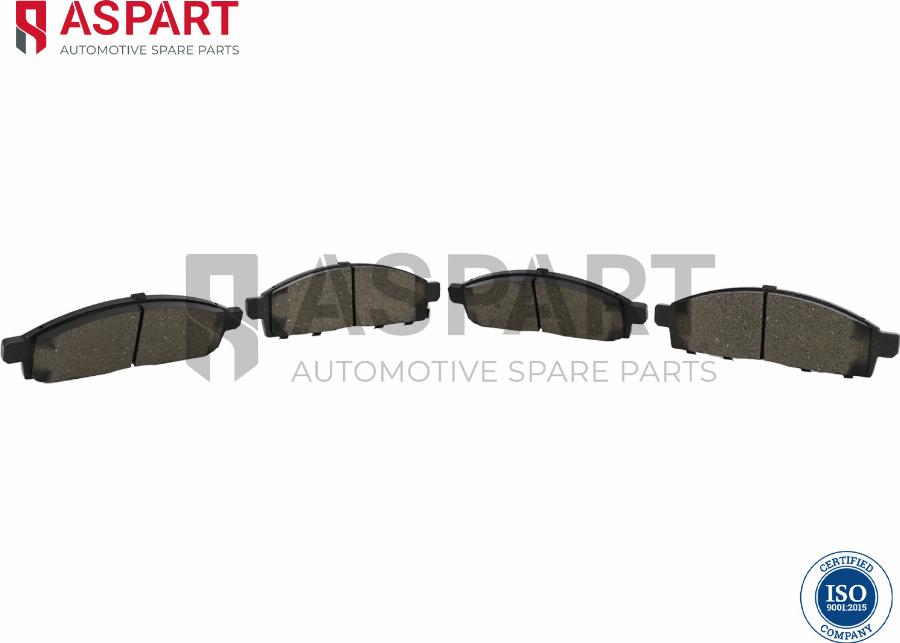 ASPART 3BPA1158 - Тормозные колодки, дисковые, комплект abcparts.ee