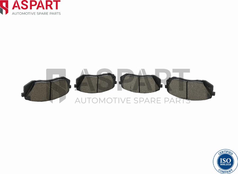 ASPART 3BPA1178 - Тормозные колодки, дисковые, комплект abcparts.ee