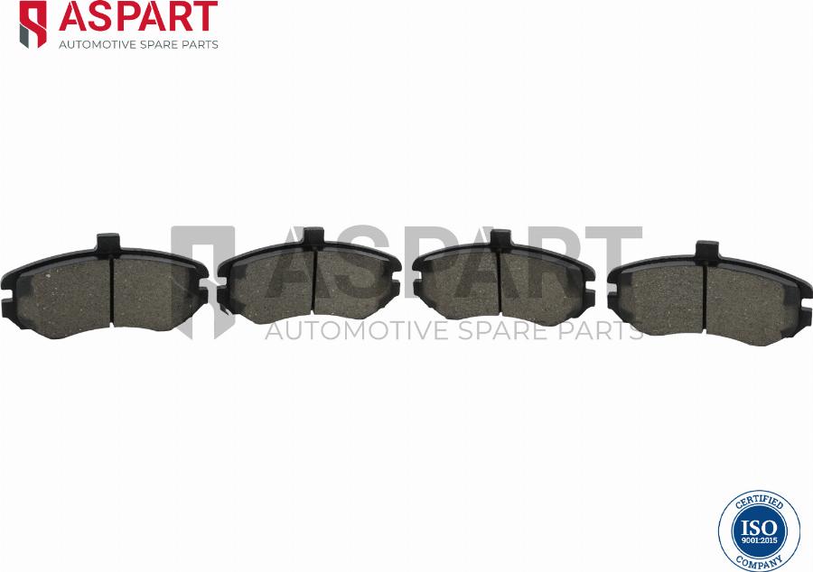 ASPART 3BPA1353 - Тормозные колодки, дисковые, комплект abcparts.ee