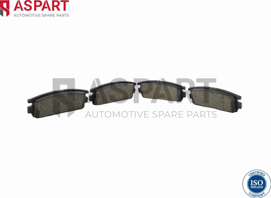 ASPART 3BPA1257 - Тормозные колодки, дисковые, комплект abcparts.ee