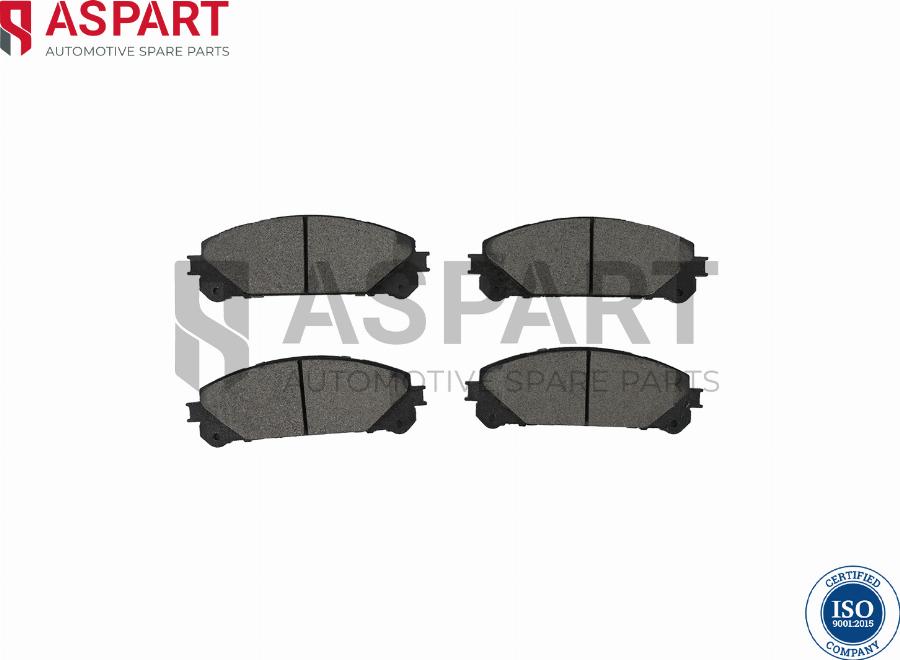 ASPART 3BPA1286 - Тормозные колодки, дисковые, комплект abcparts.ee