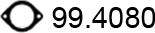 ASSO 99.4080 - Прокладка, труба выхлопного газа abcparts.ee