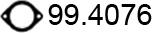 ASSO 99.4076 - Прокладка, труба выхлопного газа abcparts.ee