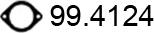 ASSO 99.4124 - Прокладка, труба выхлопного газа abcparts.ee