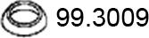 ASSO 99.3009 - Уплотнительное кольцо, труба выхлопного газа abcparts.ee