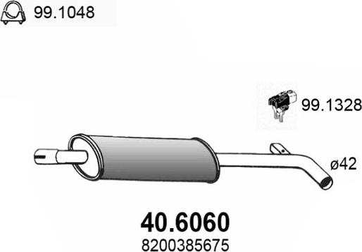ASSO 40.6060 - Kesksummuti abcparts.ee