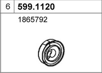 ASSO 599.1120 - Монтажный комплект, глушитель abcparts.ee