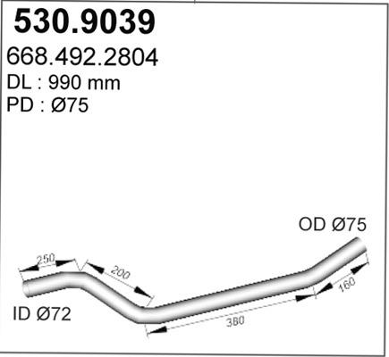 ASSO 530.9039 - Heitgaasitoru abcparts.ee