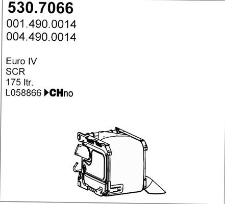 ASSO 530.7066 - Средний / конечный глушитель ОГ abcparts.ee
