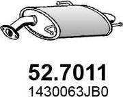 ASSO 52.7011 - Глушитель выхлопных газов, конечный abcparts.ee