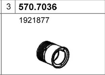 ASSO 570.7036 - Средний / конечный глушитель ОГ abcparts.ee