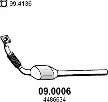 ASSO 09.0006 - Катализатор abcparts.ee