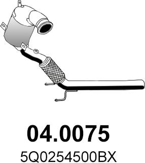 ASSO 04.0075 - Катализатор abcparts.ee