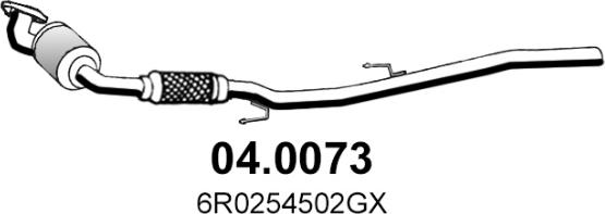 ASSO 04.0073 - Катализатор abcparts.ee