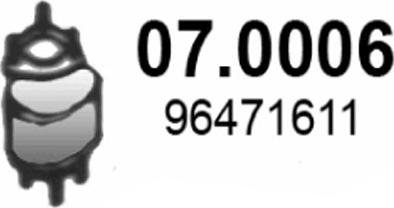 ASSO 07.0006 - Катализатор abcparts.ee