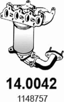 ASSO 14.0042 - Катализатор abcparts.ee