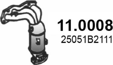 ASSO 11.0008 - Катализатор abcparts.ee