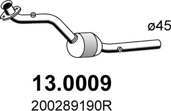 ASSO 13.0009 - Катализатор abcparts.ee